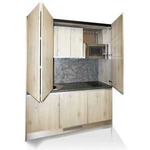 Mini Cuisine Fermée 184 cm